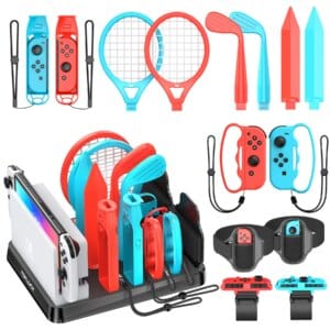 All-in-One Sports Game Accessories Kit for Nintendo Switch / Switch OLED