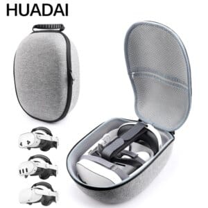 HUADAI Carrying Case for Meta Quest 3S/Quest 3/Quest 2