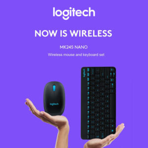 Logitech MK245 Nano Wireless Keyboard & Mouse Combo